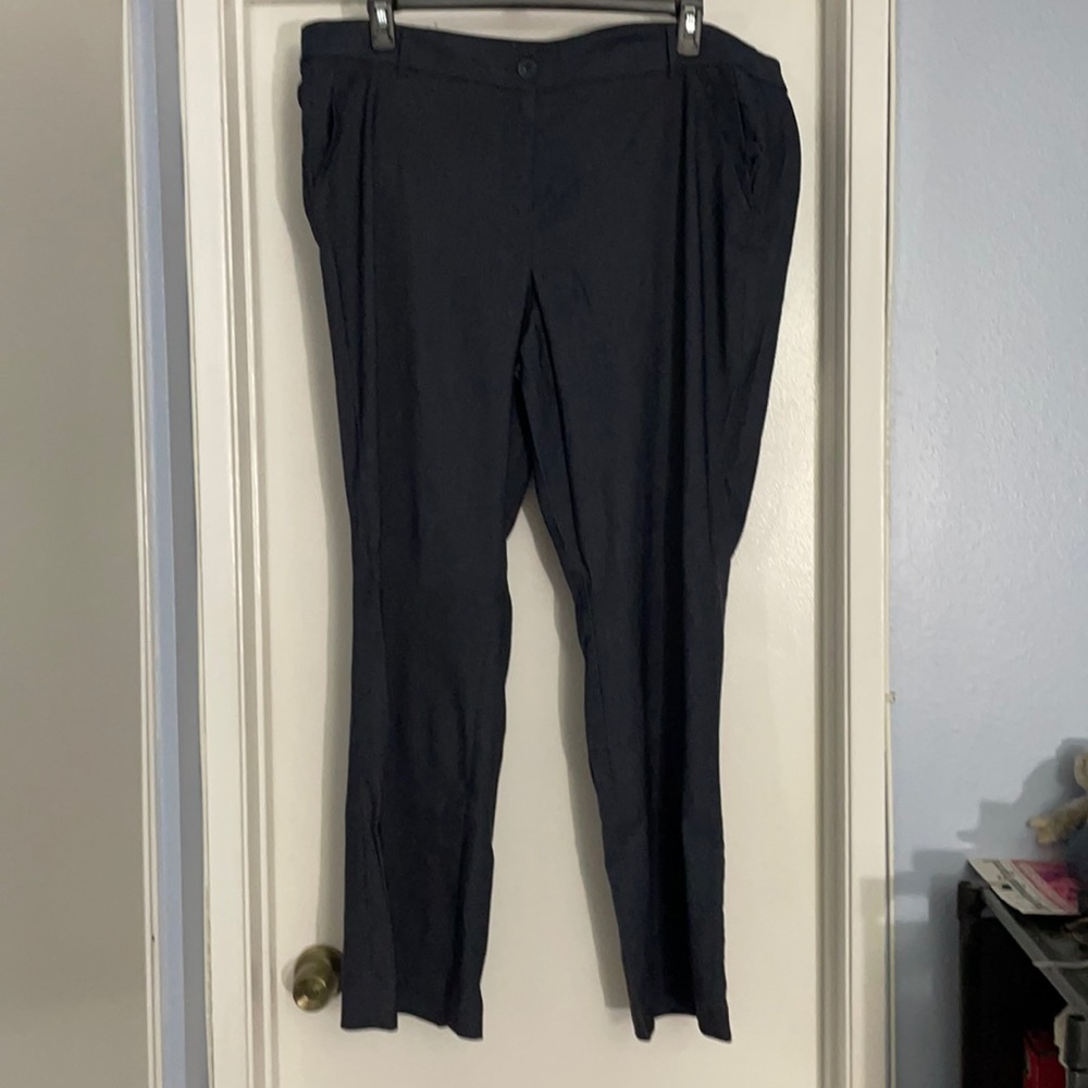 Long Blue Slacks